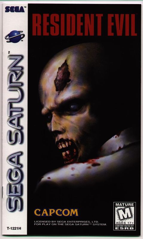 Resident Evil box art for Sega Saturn